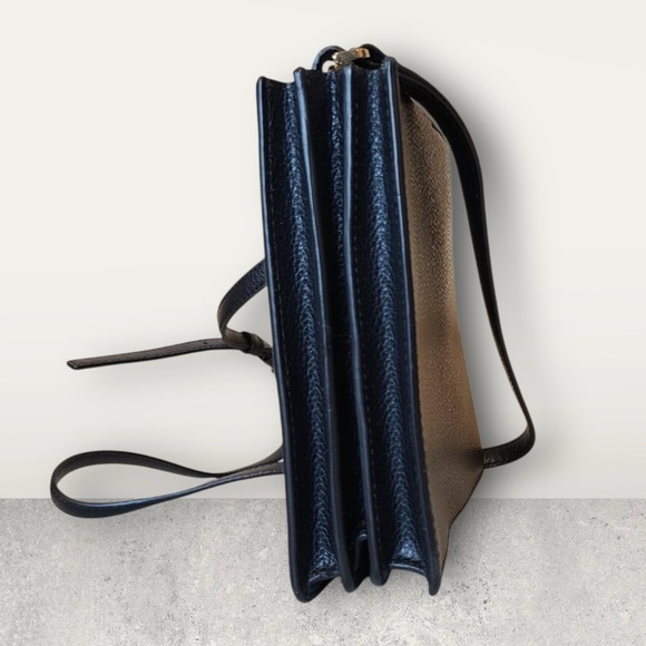 Kate Spade Eva Purse Black Leather WKRU6010 Crossbody Bag - Picture 13 of 16